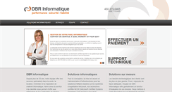 Desktop Screenshot of dbrinformatique.com